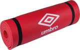 Umbro csúszásgátlós Yoga / fitness matrac szállítószalaggal, piros, 190x58x1cm  680gr