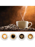Alpina 6 db-os espresso csésze készlet alátéttel - 75 ml - Fehér