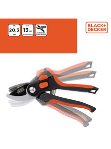 Black & Decker metszőolló, mellévágó acél pengével - 20,3 cm