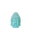 Buddha fej - Kerámia - Kék - 18 cm