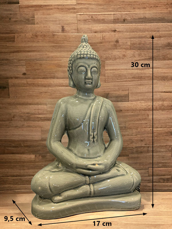 Buddha szobor - kerámia - 30 cm