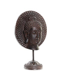 Buddha szobor - Sötétbarna - 31 cm