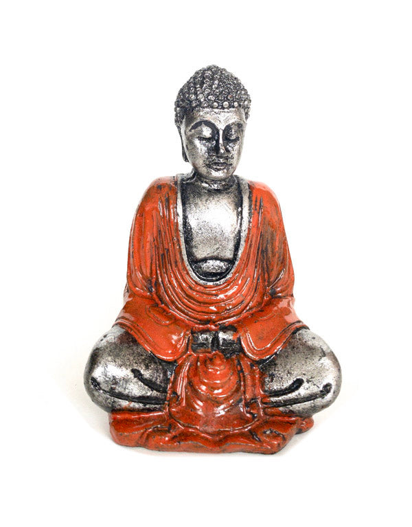 Buddha szobor - Piros - 8 cm