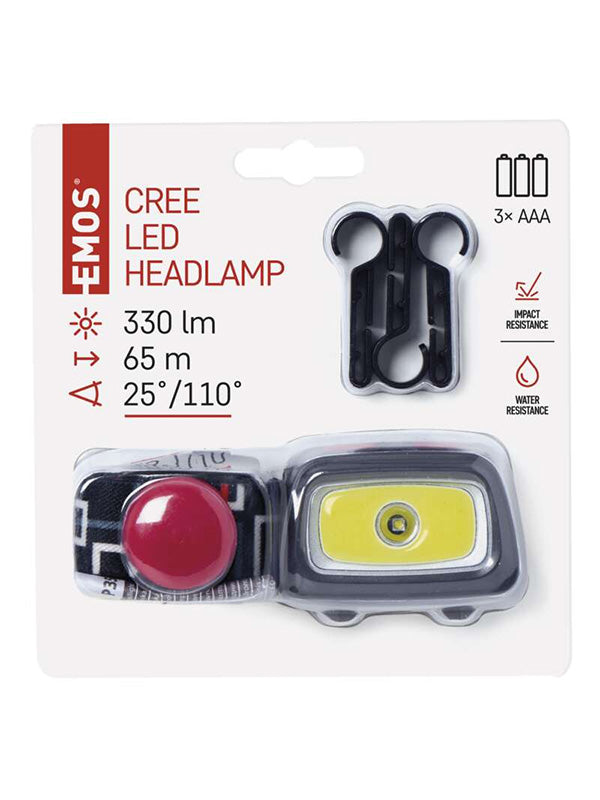 Emos CREE + COB LED fejlámpa - 330 lm