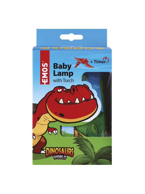 EMOS Éjjeli lámpa gyerekeknek - LED - Dino - Elemes