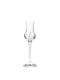 Grappa pálinkás pohár Swarovski dísszel - 70 ml - 6 db