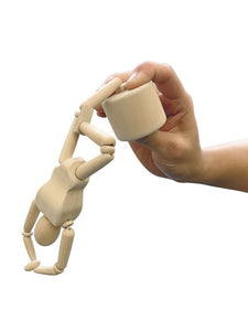 Jógababa - Push puppet - 21 cm