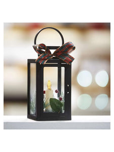 LED dekoráció - Karácsonyi lámpa gyertyával - Beltéri - Vintage - 20 cm