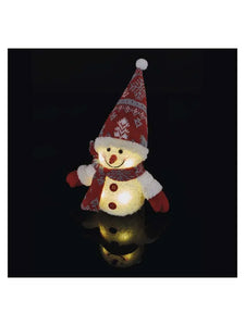 LED karácsonyi világító hóember - 25 cm