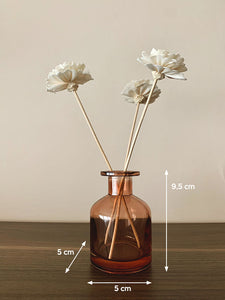 Barna mini váza - 9,5 cm