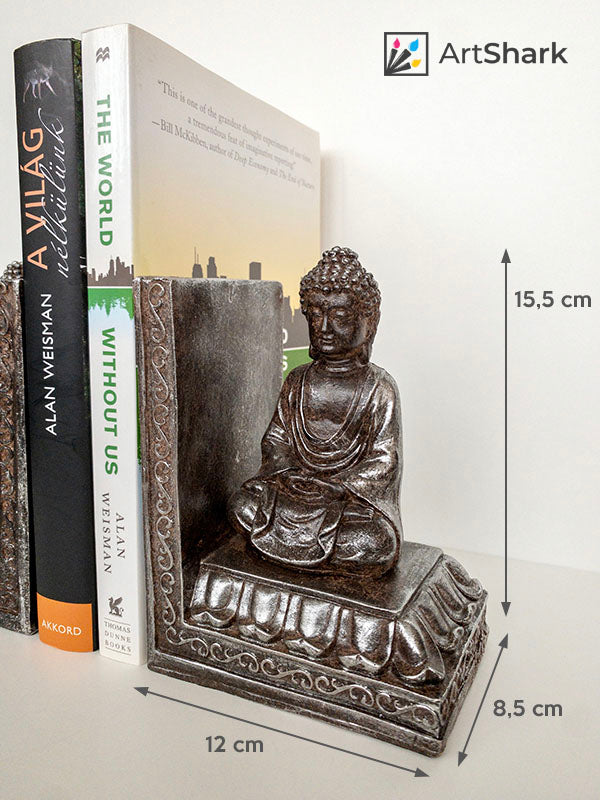 Buddha könyvtámasz 2 db-os szett