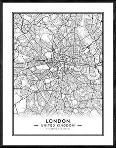 London térkép poszter, falikép