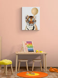 Tigris lufival - vászonkép, falikép - 30x40 cm